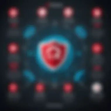 Integration Within IT Security Frameworks Infographic showcasing the integration of McAfee within IT security frameworks