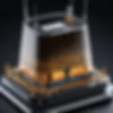Close-up of a mobile phone booster antenna showcasing its intricate design and components