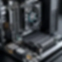 An array of high-performance PC components arranged neatly.