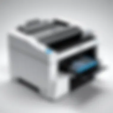 Key Features of Plotter Copiers A diagram illustrating the key features of plotter copiers