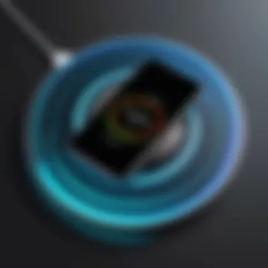 Principles of Qi Wireless Charging Diagram illustrating the principles of Qi wireless charging technology