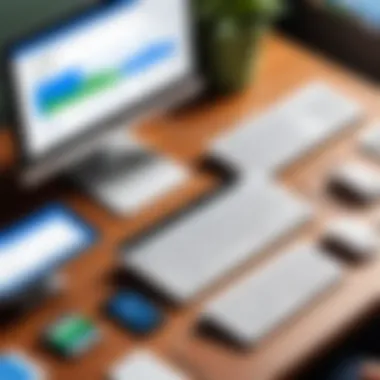 Key Features of Intuit Software Illustration depicting features of Intuit software