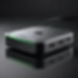 Detailed view of the Xbox Wireless Adapter highlighting its design and features