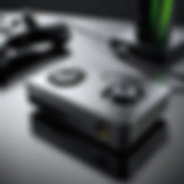 Setting Up the Xbox Wireless Adapter Illustration showing the setup of Xbox Wireless Adapter with a gaming console