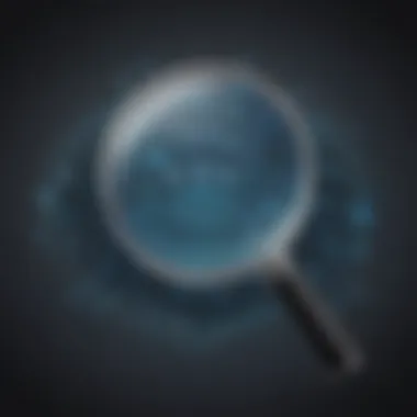 Strategic Magnifying Glass Selecting VPN Service Provider Magnifying Glass Choosing VPN Service Provider