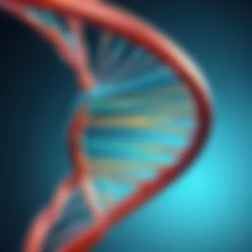 DNA helix structure representing genetic insights