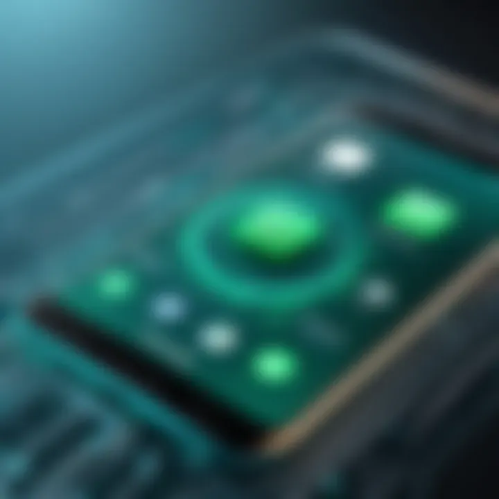 Conceptual image depicting user behavior changes with new features