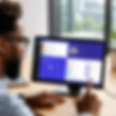 Showcasing Microsoft Teams Calling Interface Microsoft Teams interface showcasing calling features