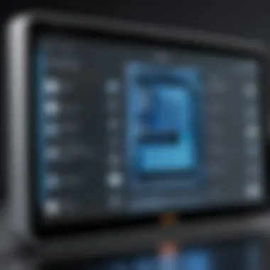 Security Features of the Vivint Screen Close-up of Vivint Screen's security features