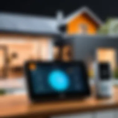 Integration of Vivint Screen with Smart Home Devices Vivint Screen integrated with various smart home devices