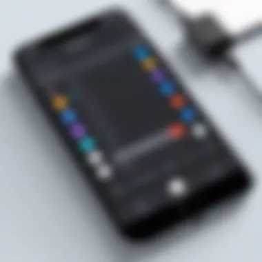User-Friendly Interface of Voice Memo Editing Apps A sleek interface of a voice memo editing app showcasing its features