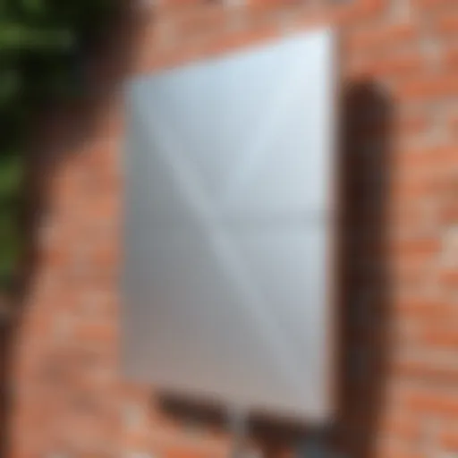 An overhead view of the Wilson Outdoor Directional Panel Antenna showcasing its sleek design.