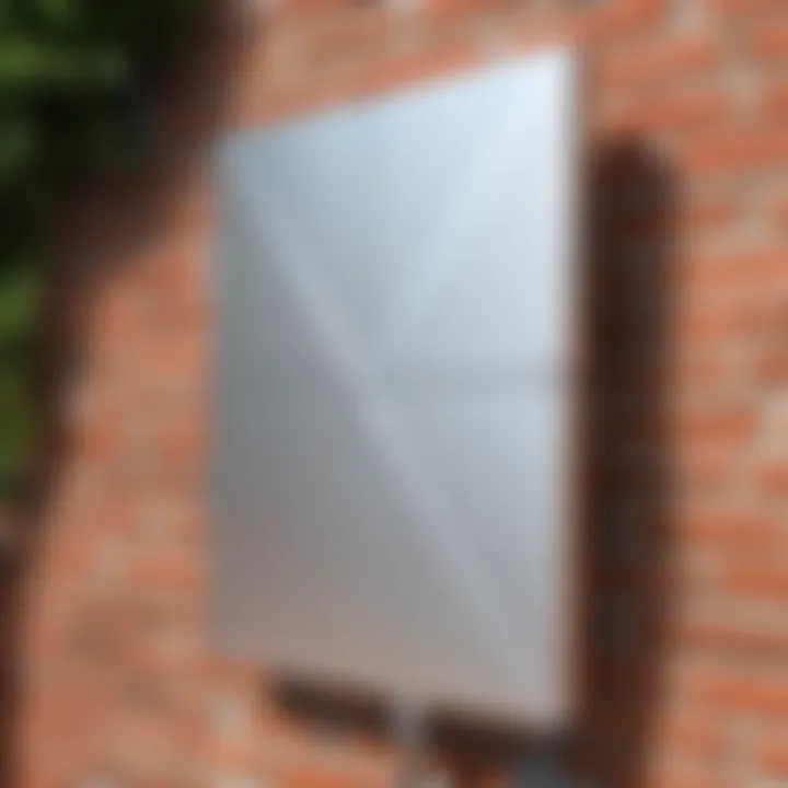 An overhead view of the Wilson Outdoor Directional Panel Antenna showcasing its sleek design.