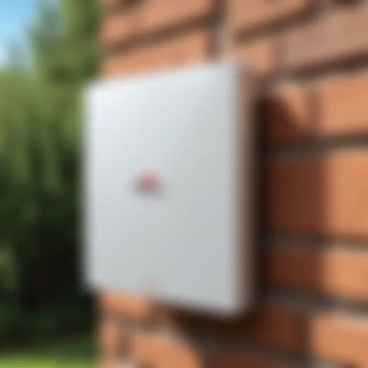 A graphical representation of signal strength improvements achieved with the Wilson Outdoor Directional Panel Antenna.