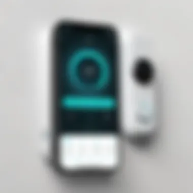 Wyze App Interface for Lock Control Smartphone displaying the Wyze app interface for lock control