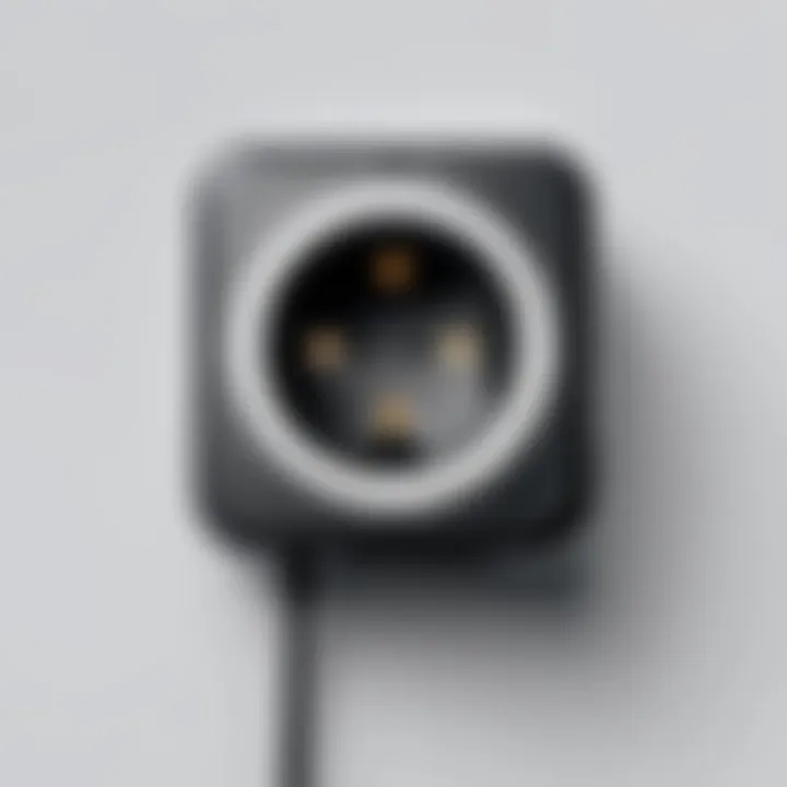 A close-up view of the Wyze Lamp Socket showing its design