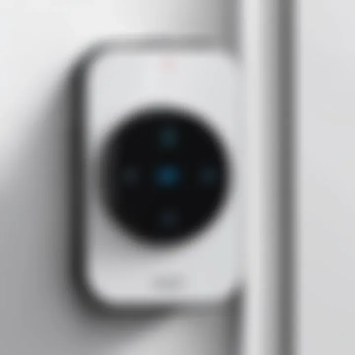 Close-up view of the Wyze Smart Lock showcasing its sleek design