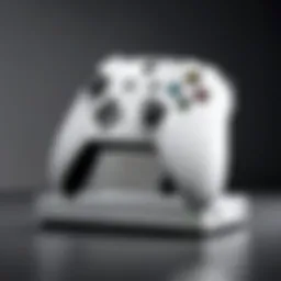 The sleek design of the Xbox One S console