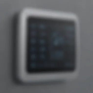 Intuitive Control Panel Yale Connect User Interface Display
