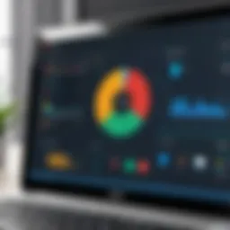 A modern interface showcasing Zoho Device Management dashboard