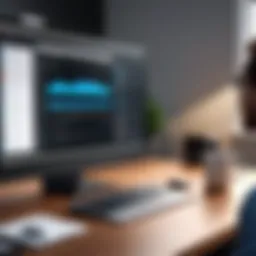 Zoom video conferencing interface showcasing features